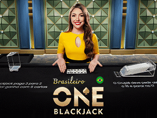 Brazilian ONE Blackjack game screenshot